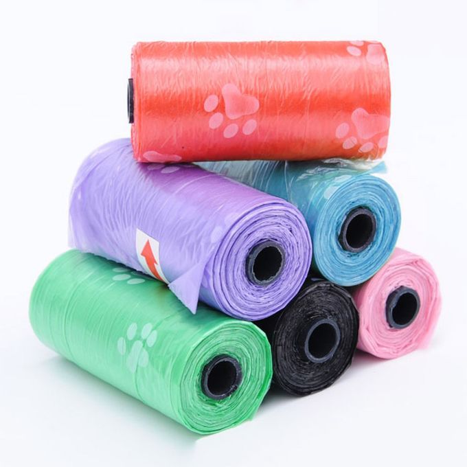 Pet Garbage Bag 15pcs / One Roll Dog Feces Cat Cleaning-