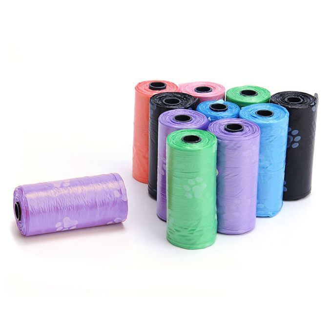 Pet Garbage Bag 15pcs / One Roll Dog Feces Cat Cleaning-
