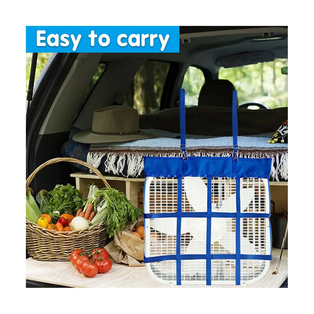 Stable Supplies Wall Dormitory Electric Fan Hanging Bag