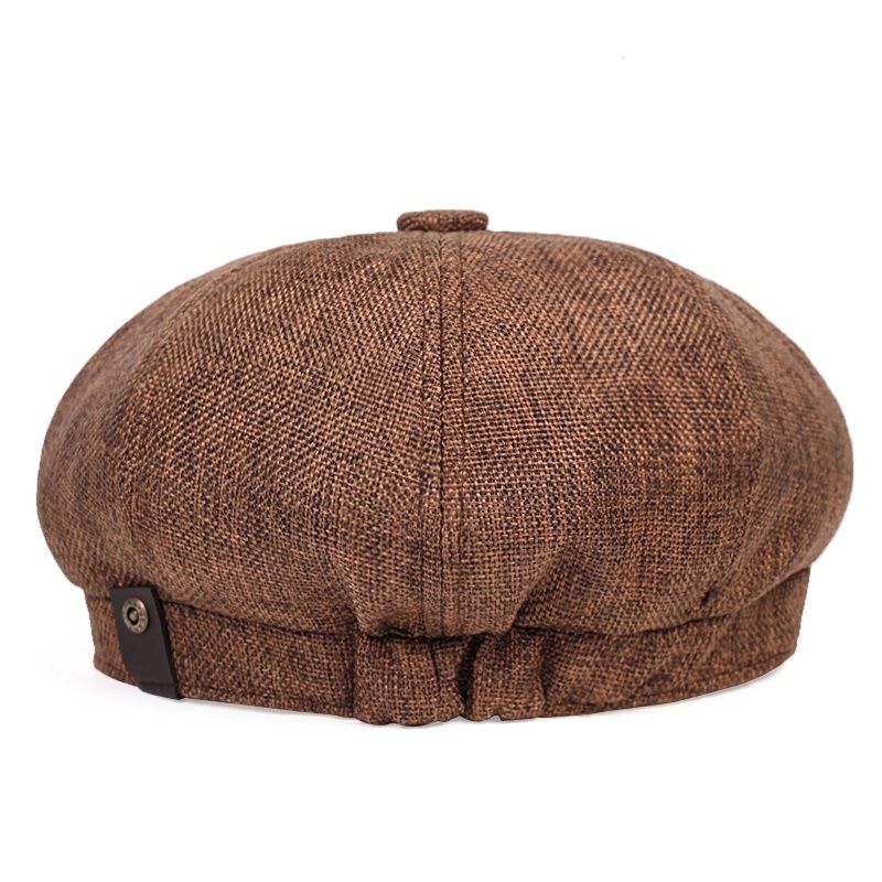 Men Newsboy Hat Retro Beret Fashion Casual Unisex Octagonal Hat