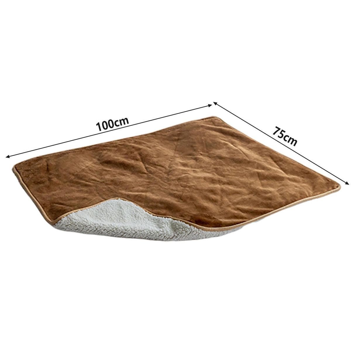 Dog Mat Cozyshield Pet Blanket Waterproof Washable Ultra-soft for Dogs Camel