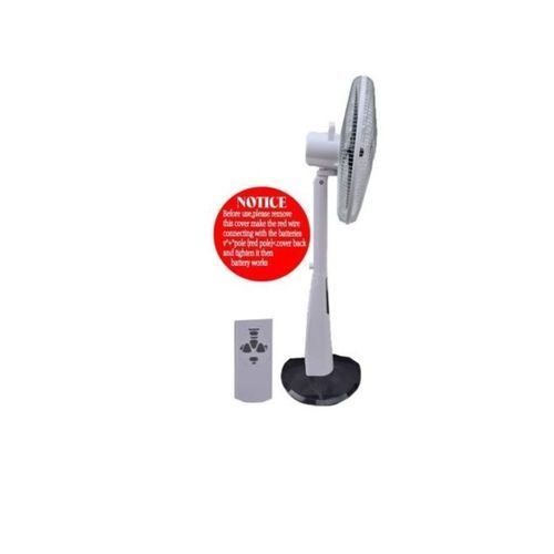 18-Inch Rechargeable Standing Fan With Remote Control