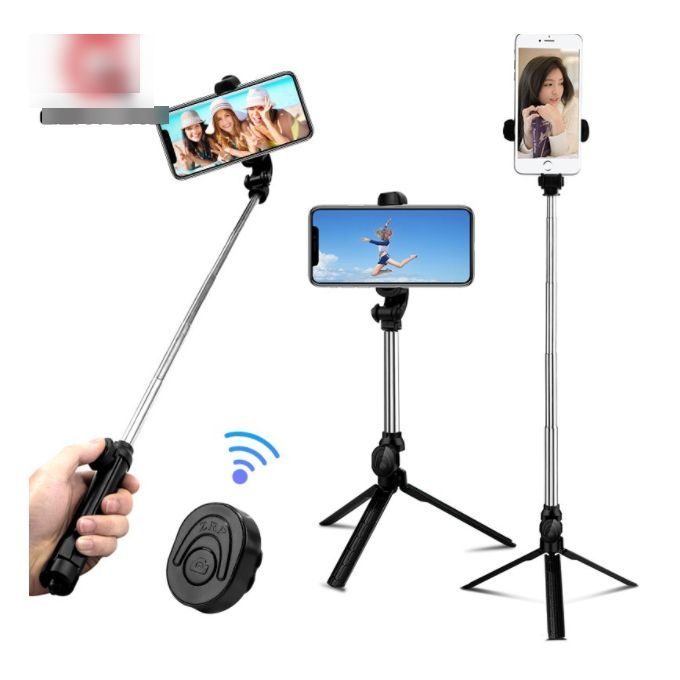 Classy Hand-held Remote Selfie Stick Tripod