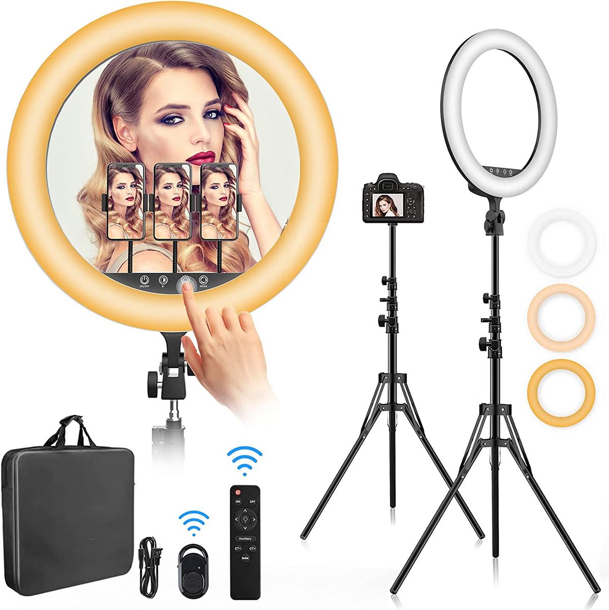 18 Inch Ring Light LED - Ring Light Stand (EXTRA LARGE 45CM)