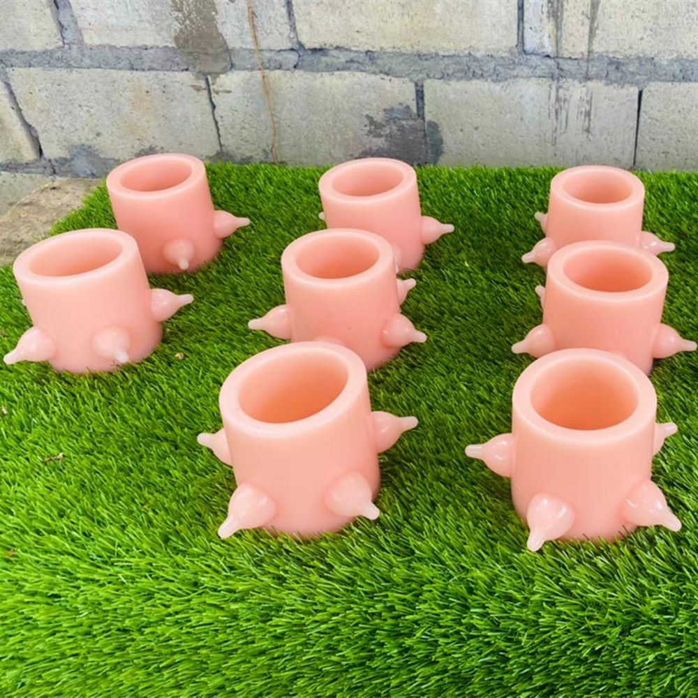 Bubble Milk Bowl Multi 5 Silicone Kitten Puppy  Feeder Station Born Dog Cat Nursing Feeding Bottle