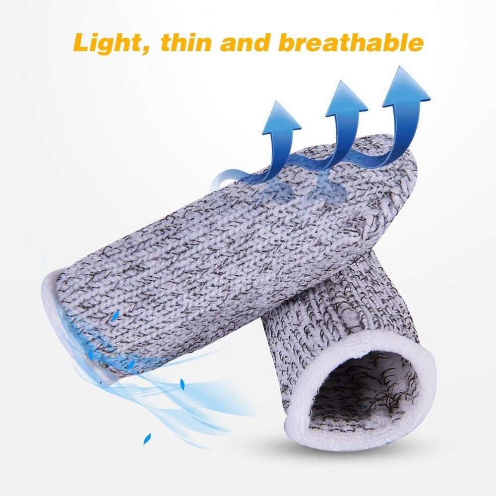 10 Pieces Gaming Finger Sleeve Touchscreen Thumb Sleeve Sensitive Sweat-proof Fingerprint-proof Breathable Finger Sleeve for Mobile Games