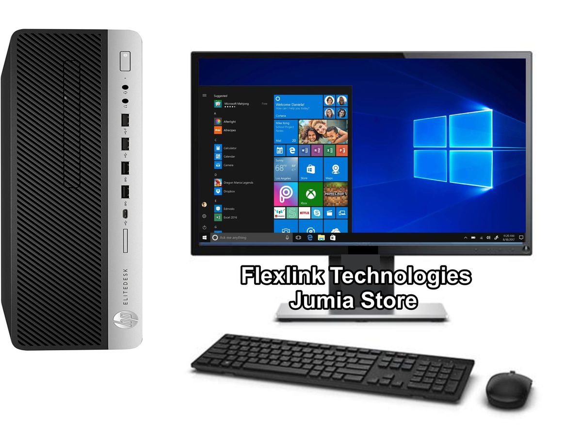 EliteDesk 800 G3 SFF  Core I5- 7th Gen, 8GB , 512GB SSD, Windows 10Pro & Office 2016 Pro