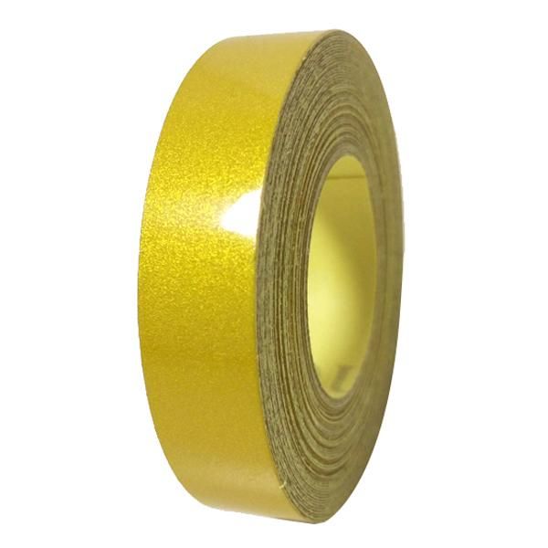1 roll Car Stickers Reflective Tapes Rolls Car Foil Strap Color Decoration Motorcycle Waterproof Auto Styling Motor 5mx1cm yellow