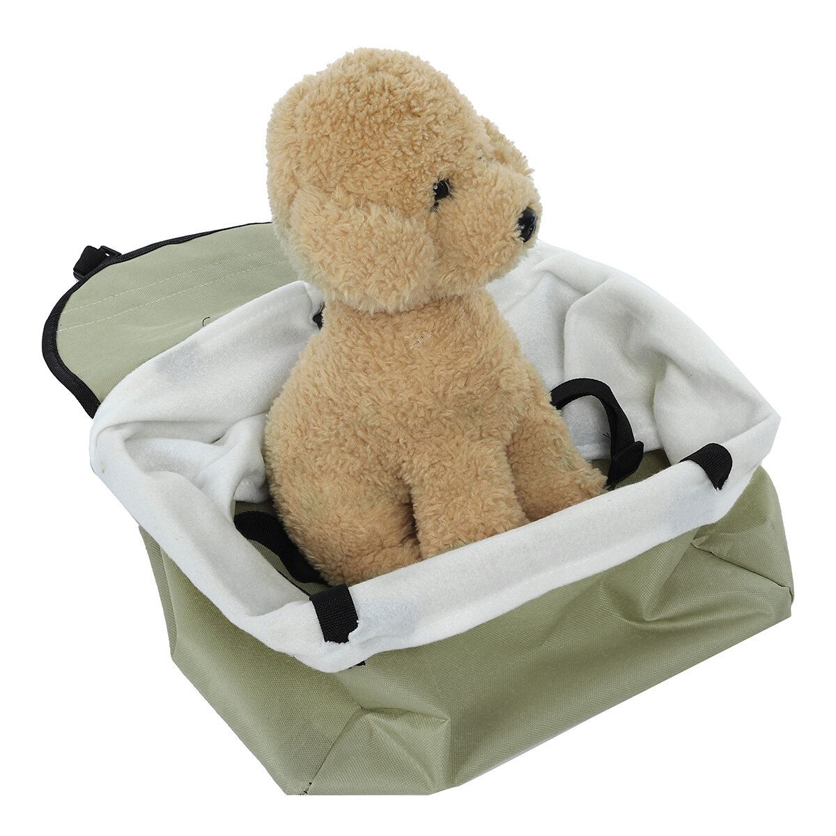 Folding Pet Dog Car Seat Safe Handbag Cat Puppy Travel Carrier Bed Bag Basket Green