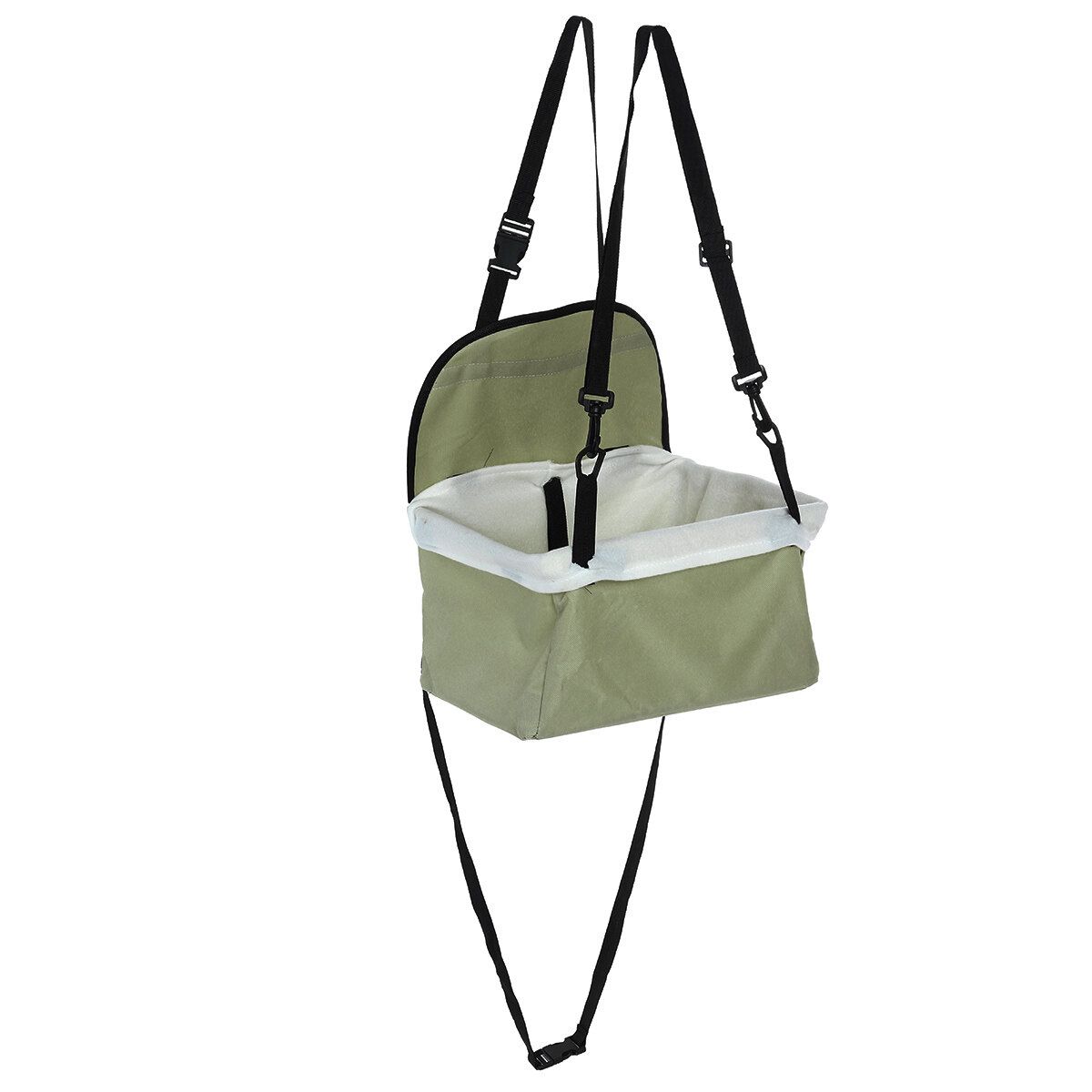 Folding Pet Dog Car Seat Safe Handbag Cat Puppy Travel Carrier Bed Bag Basket Green