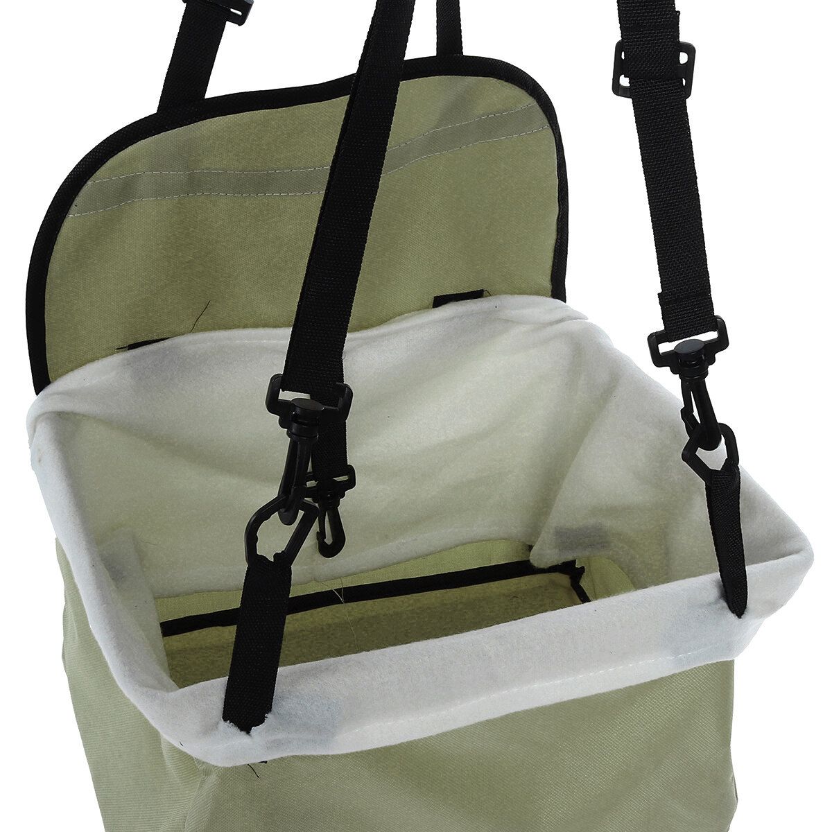 Folding Pet Dog Car Seat Safe Handbag Cat Puppy Travel Carrier Bed Bag Basket Green