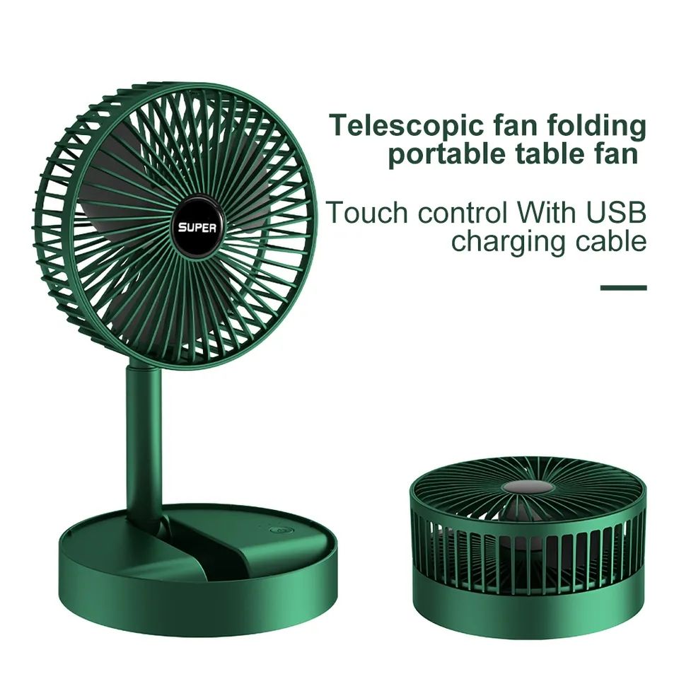 USB Rechargeable Fan 3 Way Fan Speed