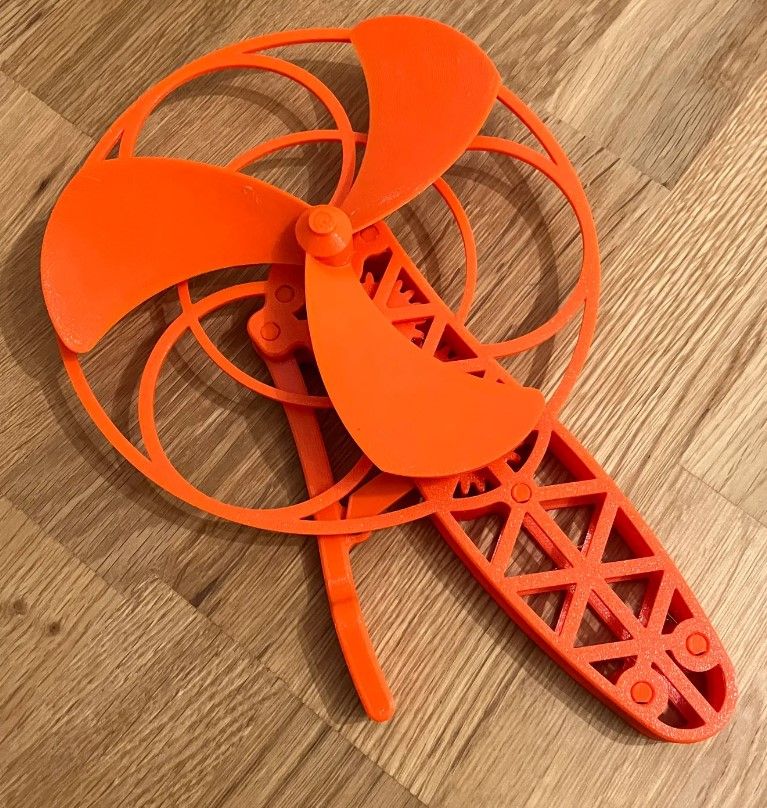 3D Printed Squeeze Fan