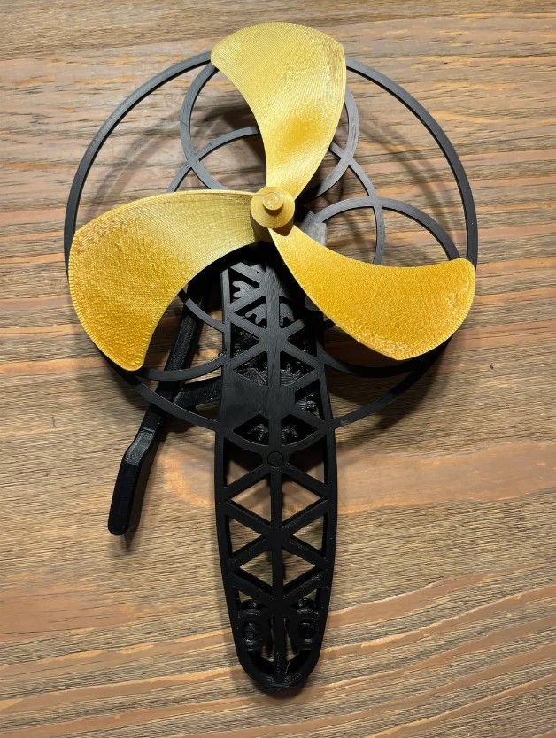 3D Printed Squeeze Fan