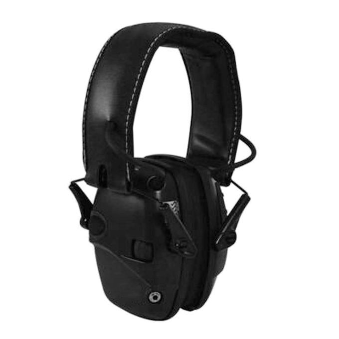 Folding Ear Defenders 22dB Protectors NRR Plugs Noise Hunting Black