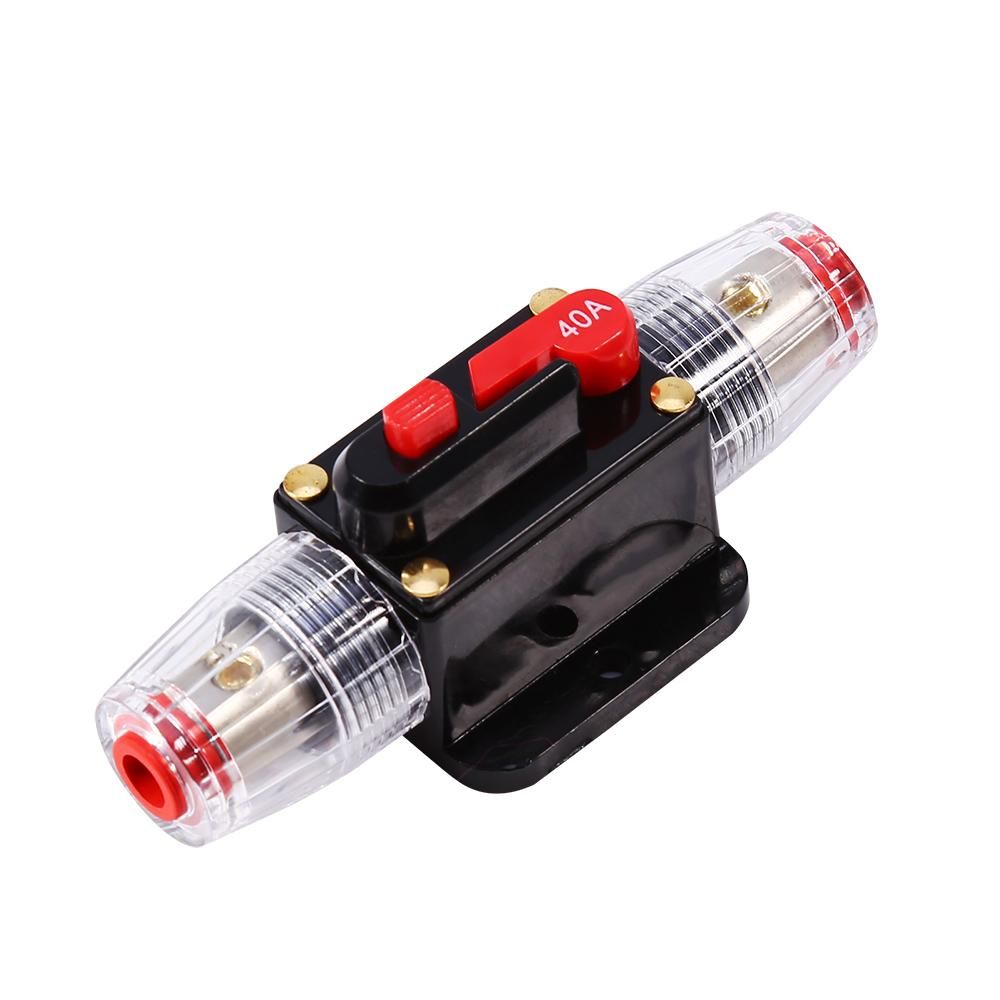 1 Piece DC 12V 40A Car Circuit Breaker Reset Fuse Holder