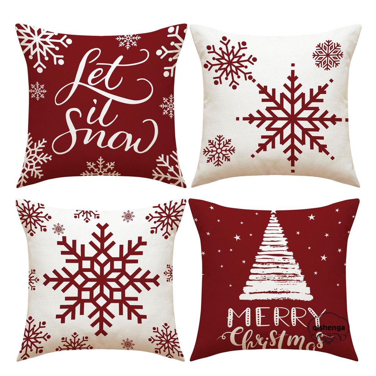 45CM Christmas Throw Pillow Cover  Xmas Cushion