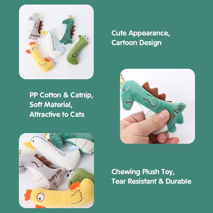 Catnip Plush Toy Interactive Catnip Toys For Indoor Cats
