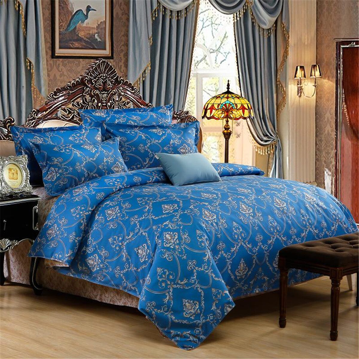 Flowers King Size Bed Sets Pillowcase Quilt Duvet Cover