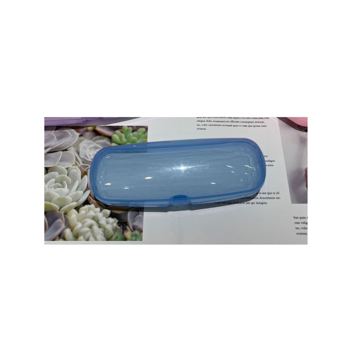 PVC Eye Glass Case Sunglasses Case Clip On