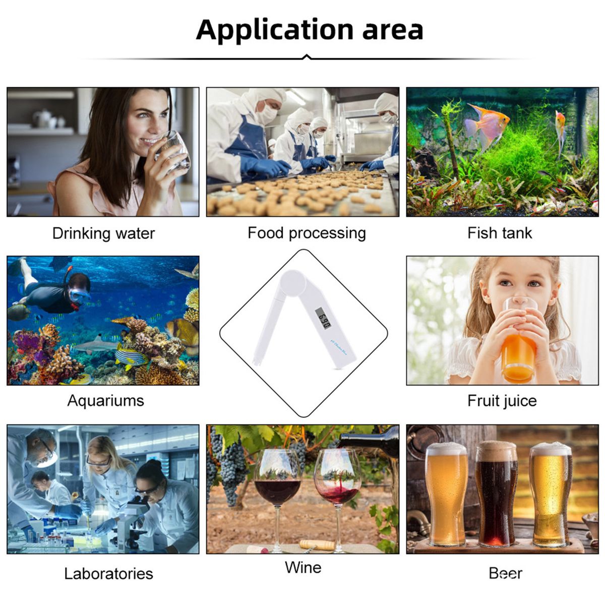 Portable Foldable PH Test Pen Water Quality PH Test Pen High
