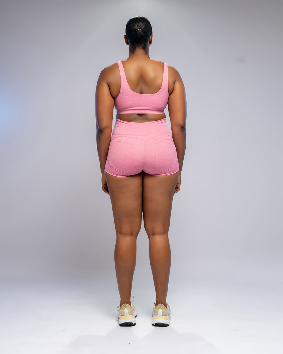 Zuri Female Fitness Wear Set - Pink