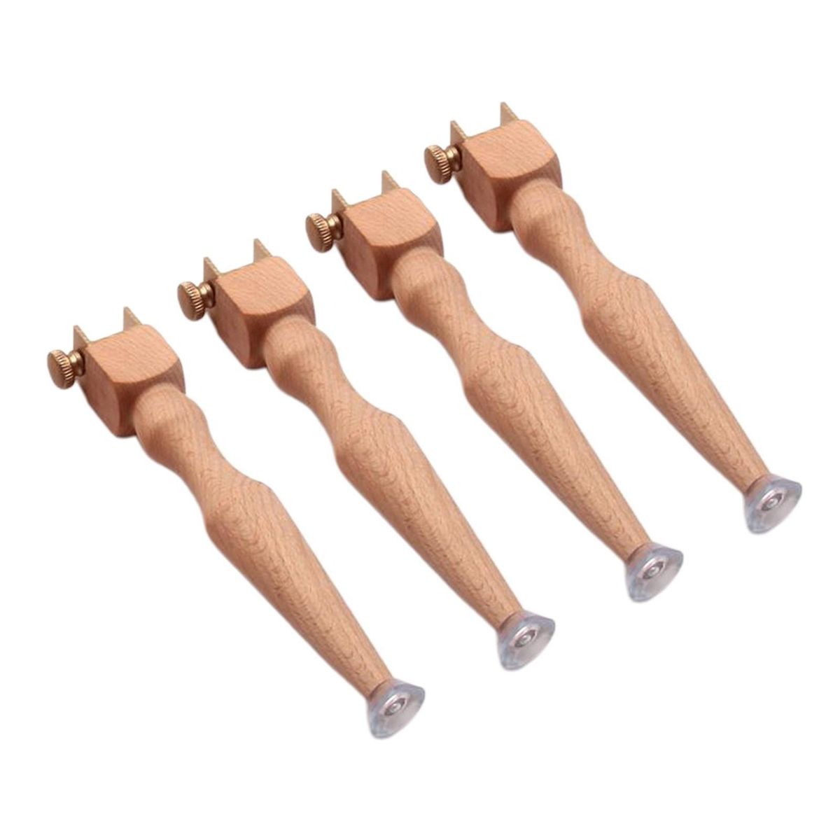 4Pcs Embroidery Stand Hoop Legs Wood Embroidery Frame