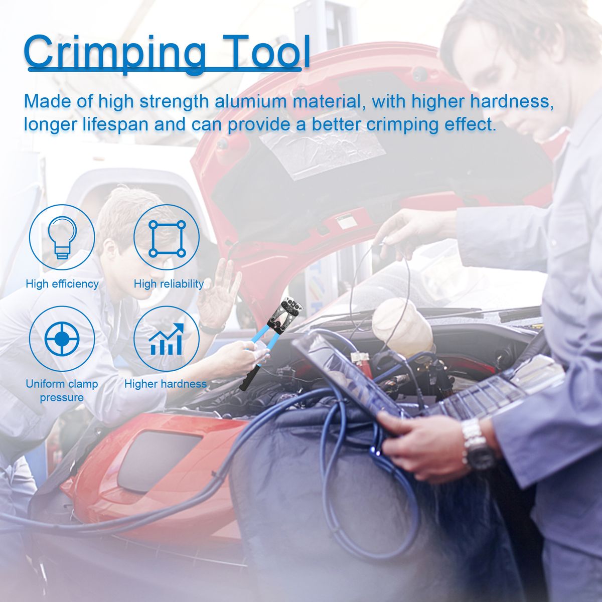 Wire Crimp Pliers 60pcs Terminals Set Heat Shrink Wire
