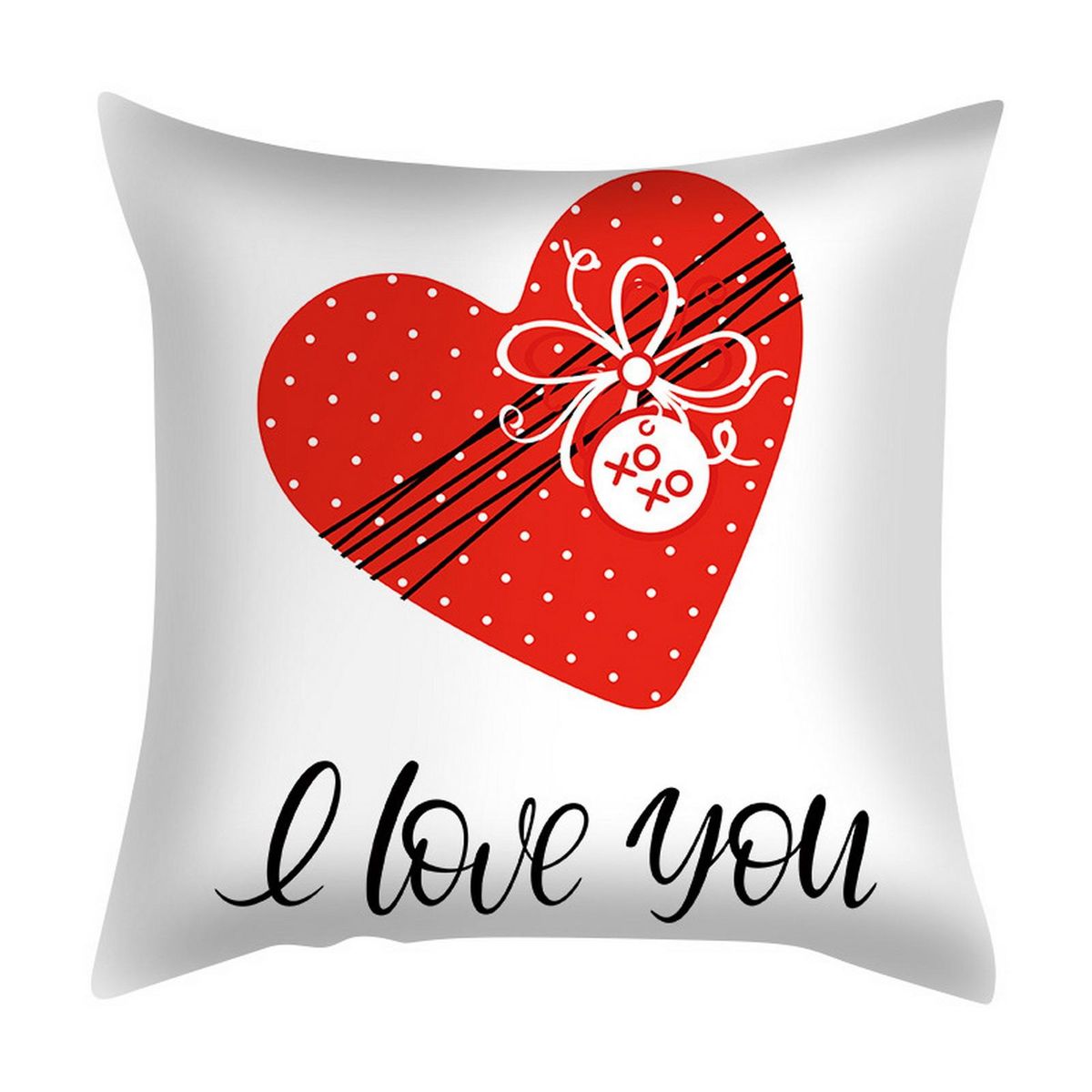 Throw Pillow Cover Car Cushion Kiss Throw Pillow Case