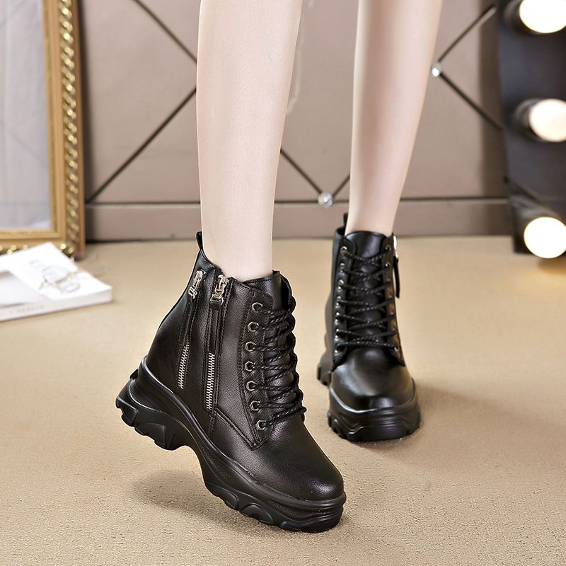 Big Size Ladies Leather Boot Shoes
