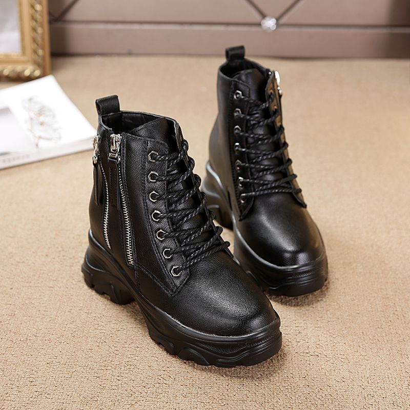 Big Size Ladies Leather Boot Shoes
