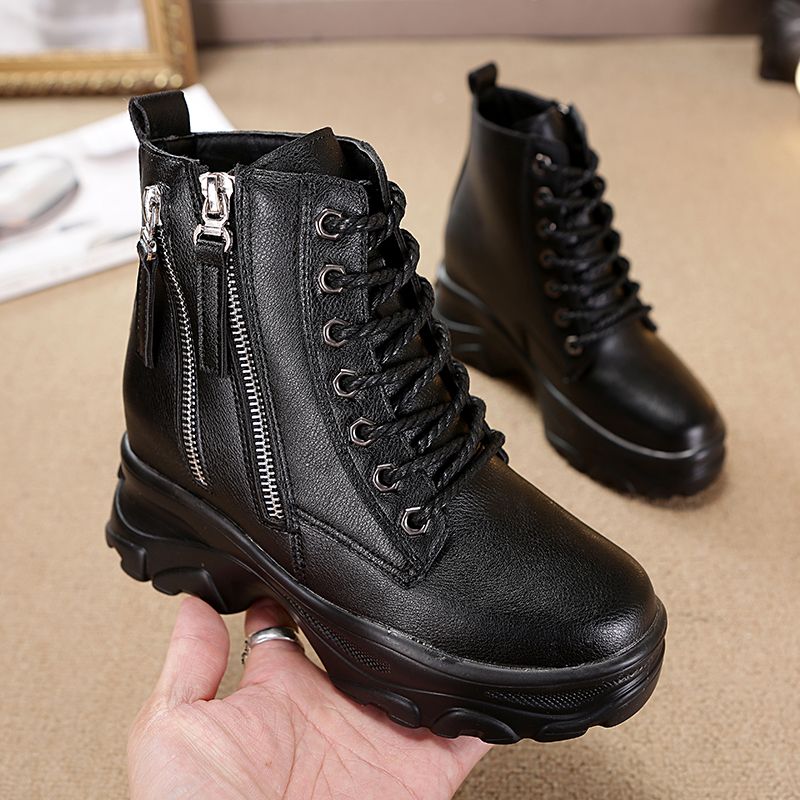 Big Size Ladies Leather Boot Shoes