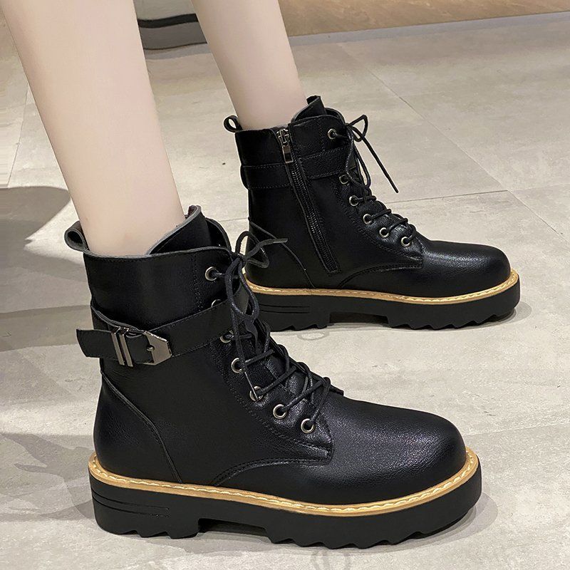 Big Size Women Leather Boot Shoes