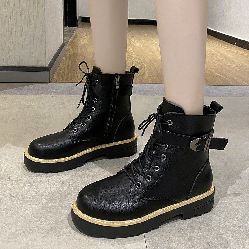 Big Size Women Leather Boot Shoes