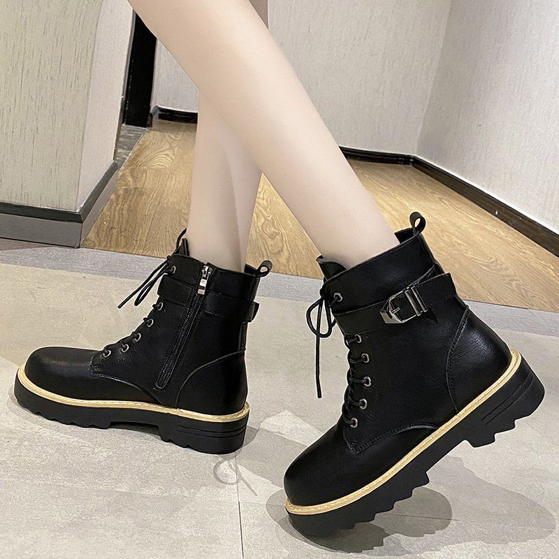 Big Size Women Leather Boot Shoes