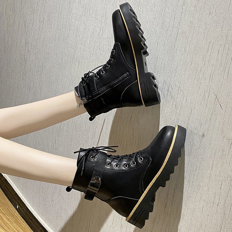 Big Size Women Leather Boot Shoes