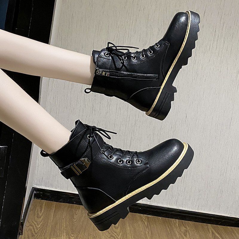 Big Size Women Leather Boot Shoes