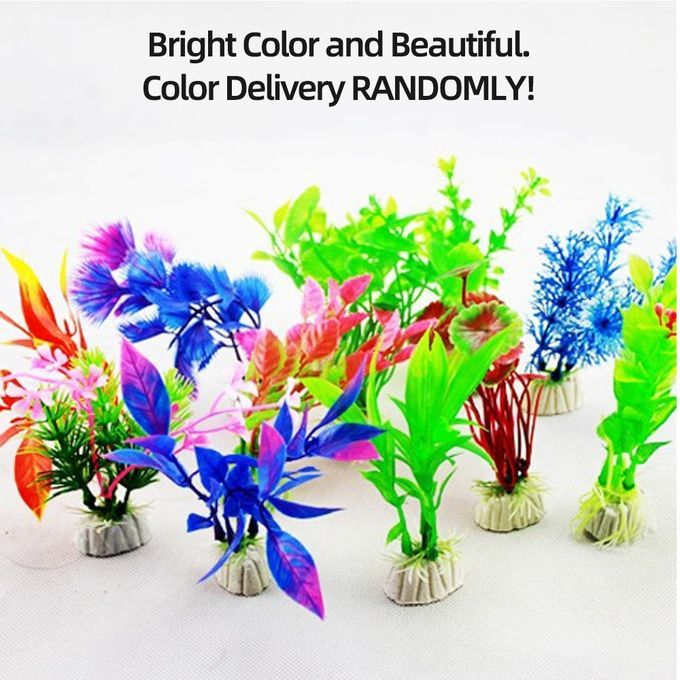 Artificial Aquarium Plants Fish Tank Decorations Plastic