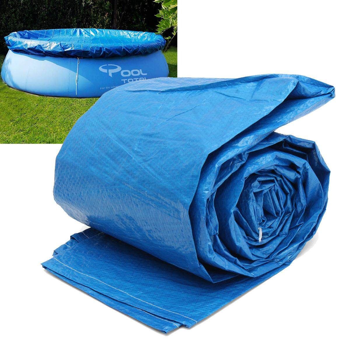 15Ft SWIMMING POOL COVER Round Family Paddling Fast Set Garden Pools 15FT(457CM)