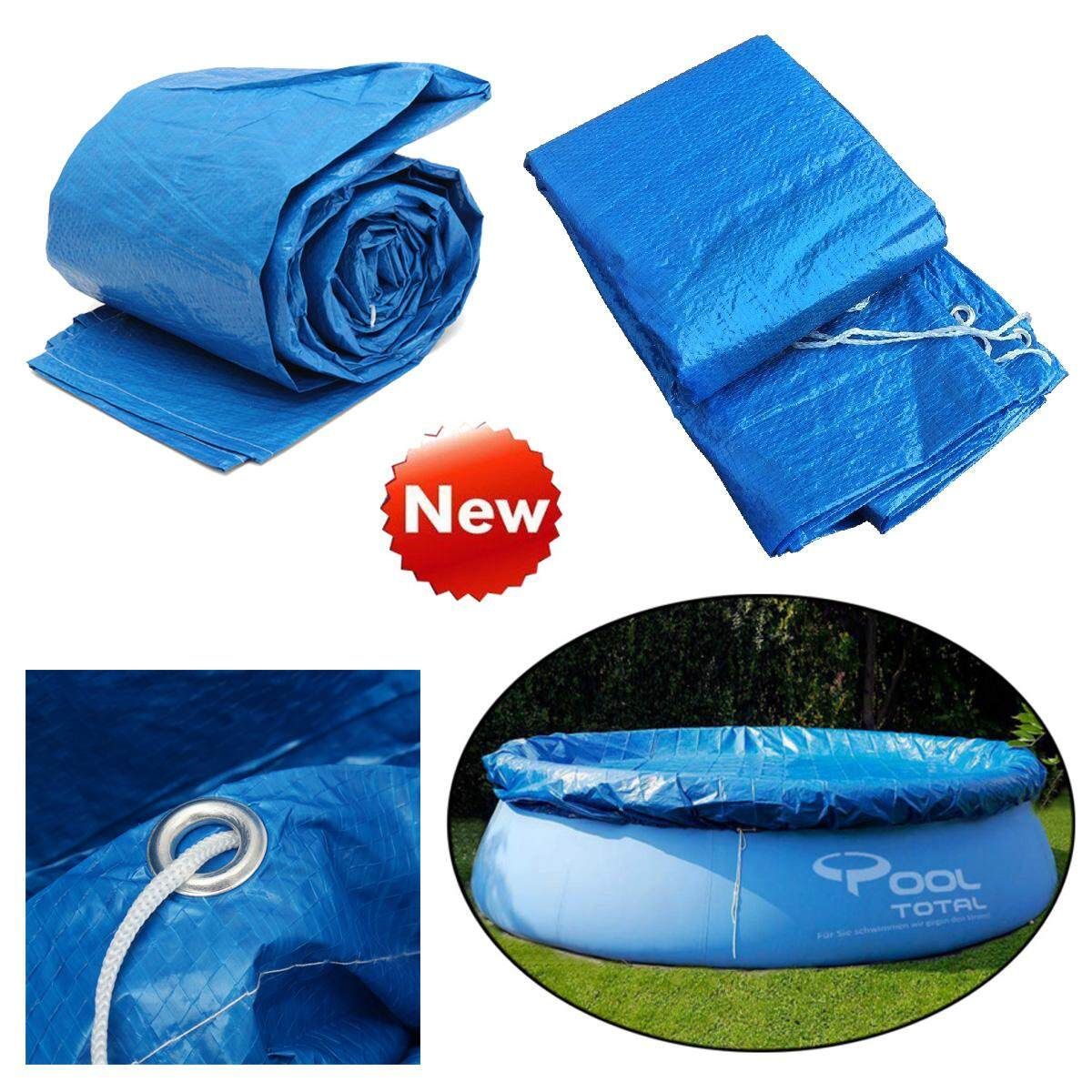 15Ft SWIMMING POOL COVER Round Family Paddling Fast Set Garden Pools 15FT(457CM)