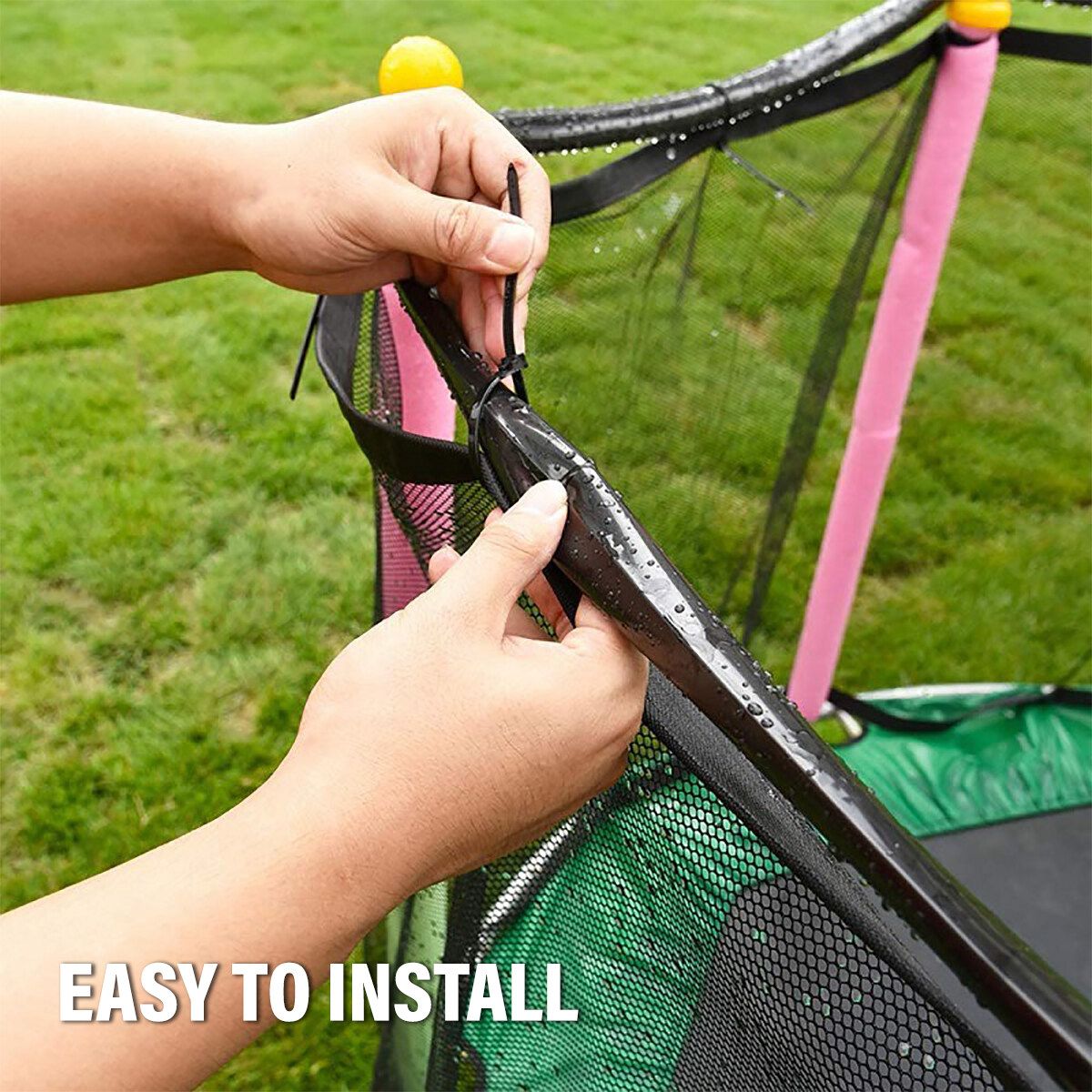8/10/12/15m Outdoor Trampoline Sprinkler Spray Hose Kids Backyard Pool Playing 15M