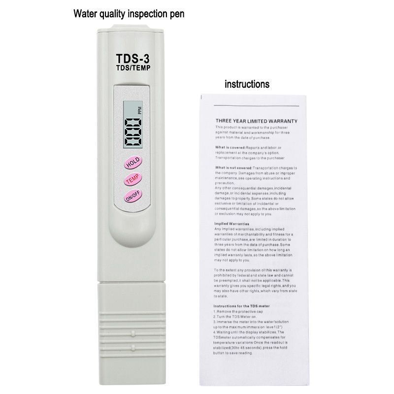 Portable Equipment LCD Quality Testing Digital Water TDS