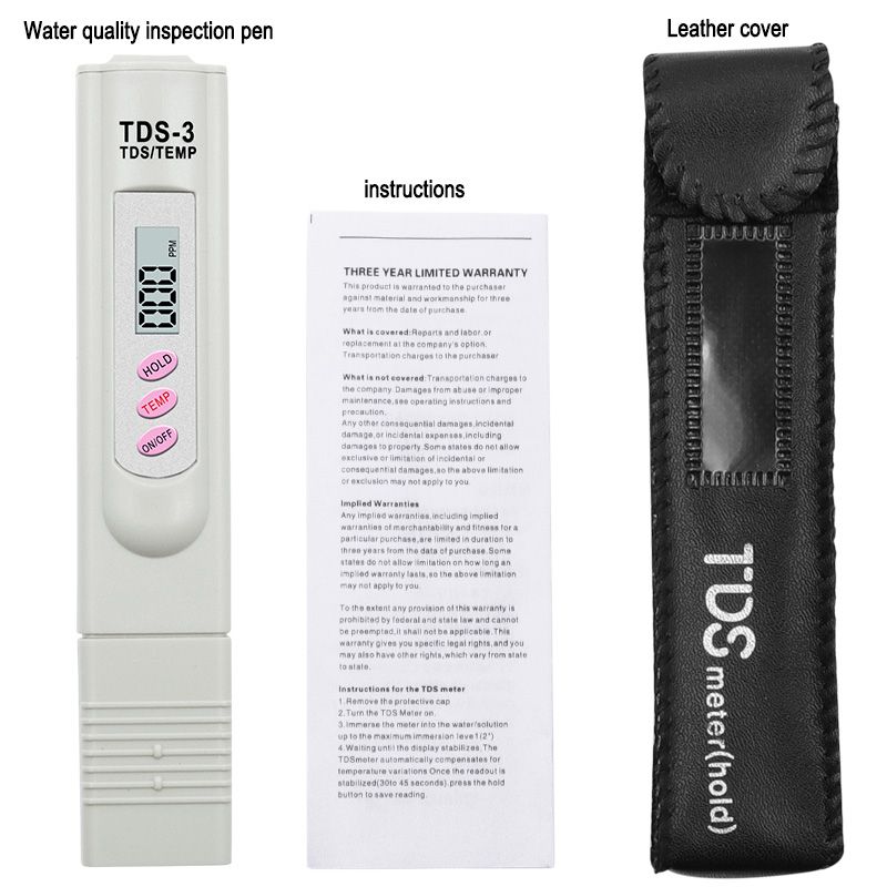 Portable Equipment LCD Quality Testing Digital Water TDS