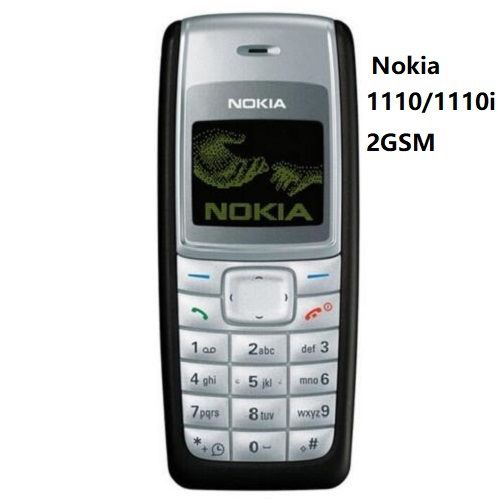 1110 1110i GSM 2G 1.8``  Mobile Classic Phone - Black