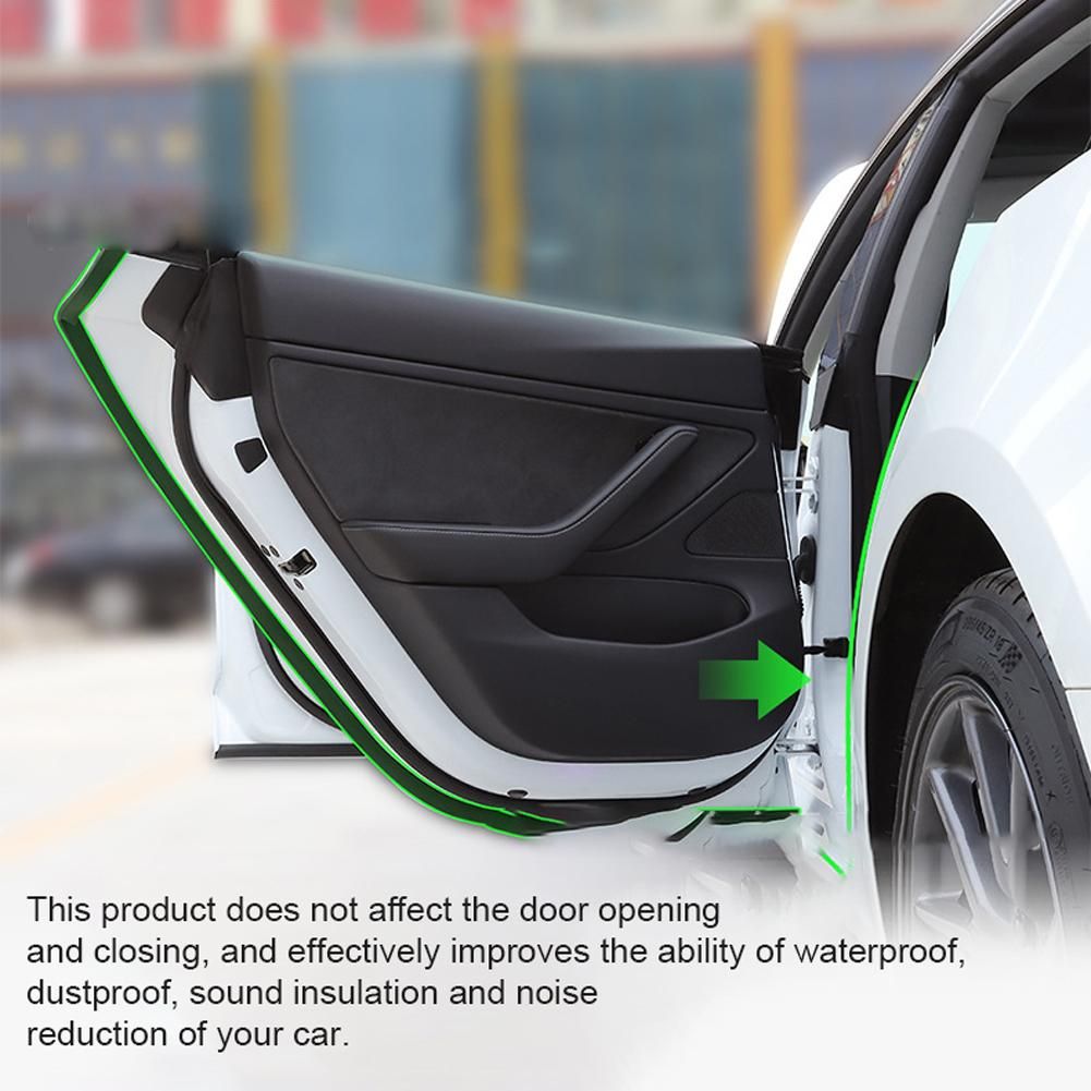 Car Accessories For Model 3 Car Noise Reduction Shock Absorption Strips Whole Car Sealing Sound Insulation Strips