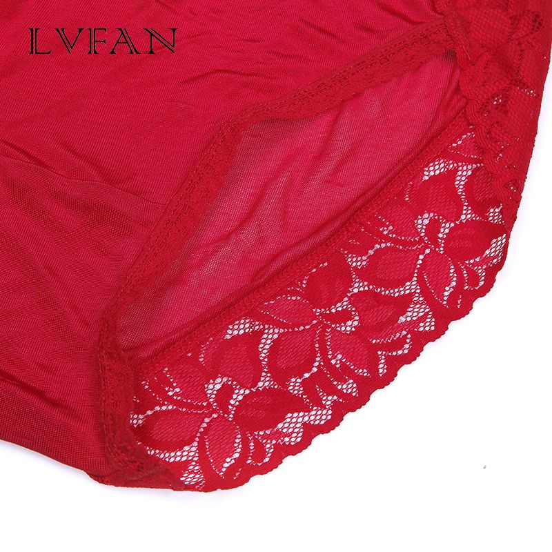100% Silk Lace Edge Sexy Comfort Package Buttock Free