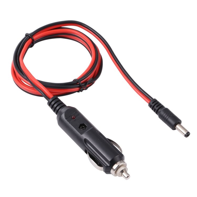 12V/24V 5.5x2.1mm DC Power Supply Adapter Plug Ed Cable Car Charger