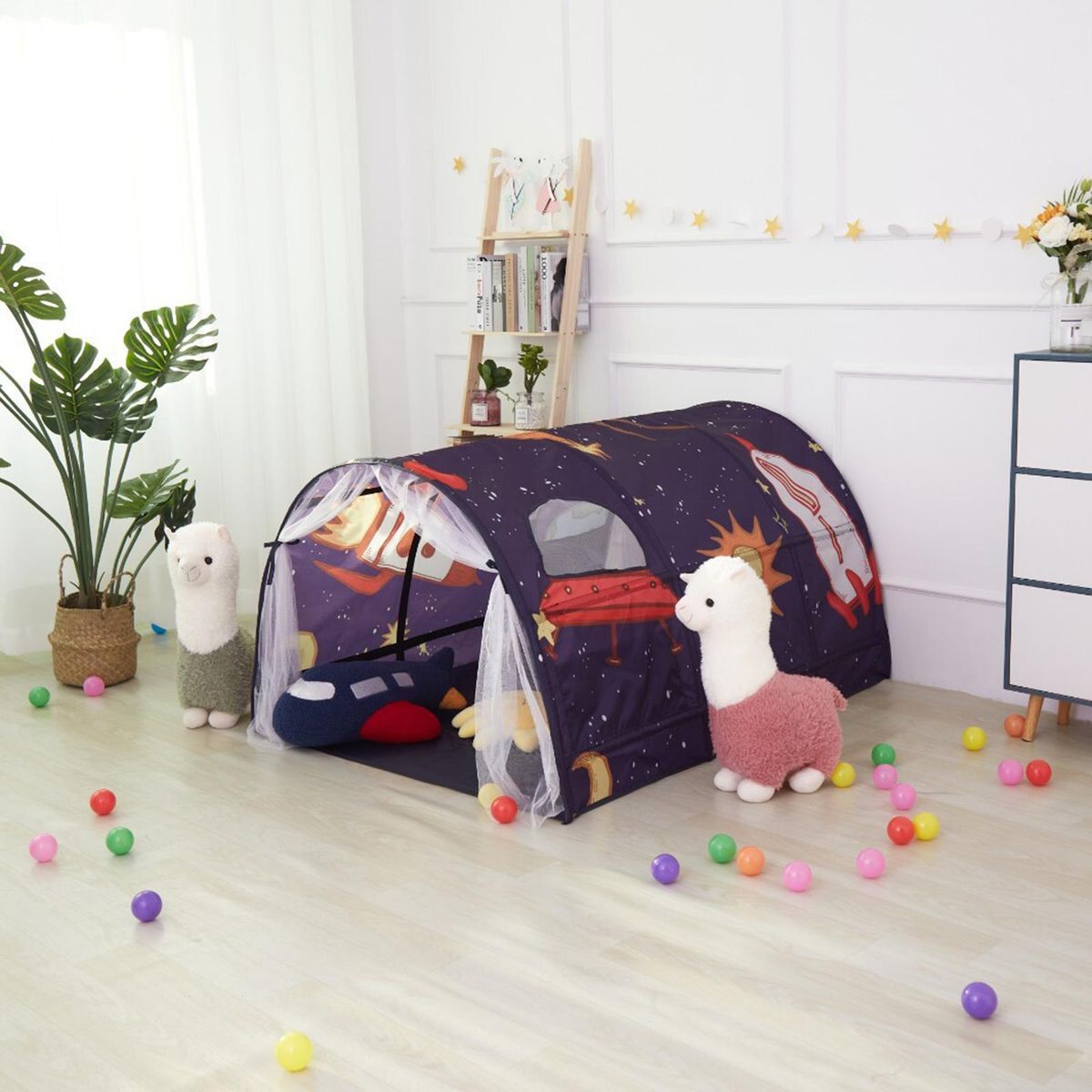 Kids Play Tent Baby Bedroom Furniture Gift Camping Blue
