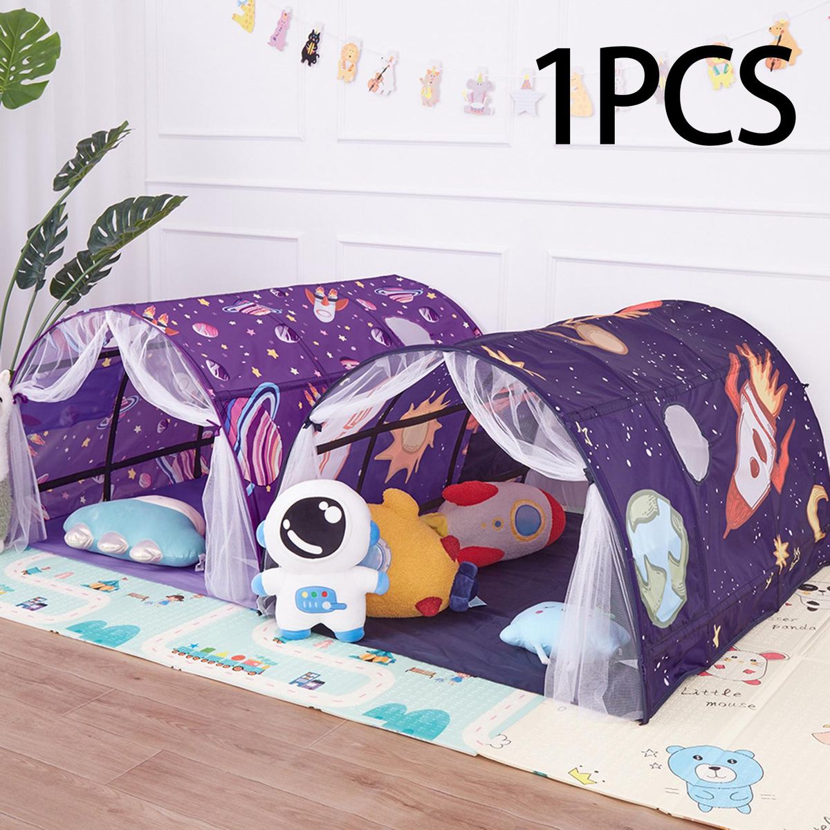 Kids Play Tent Baby Bedroom Furniture Gift Camping Blue