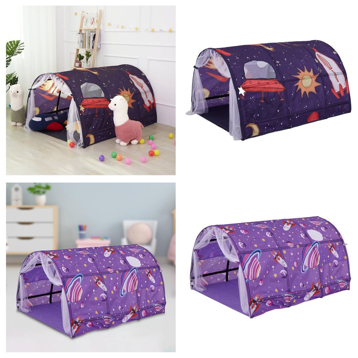 Kids Play Tent Baby Bedroom Furniture Gift Camping Blue